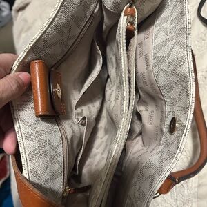 Michael Kors Tan Leather Shoulder Bag